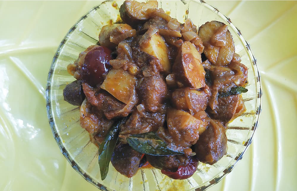 பலாக்கொட்டை (மட்டன்) வறுவல்