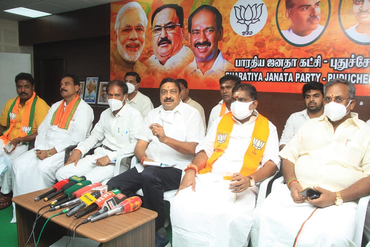 புதுச்சேரி பா.ஜ.க அமைச்சர்கள், எம்.எல்.ஏ-க்கள்