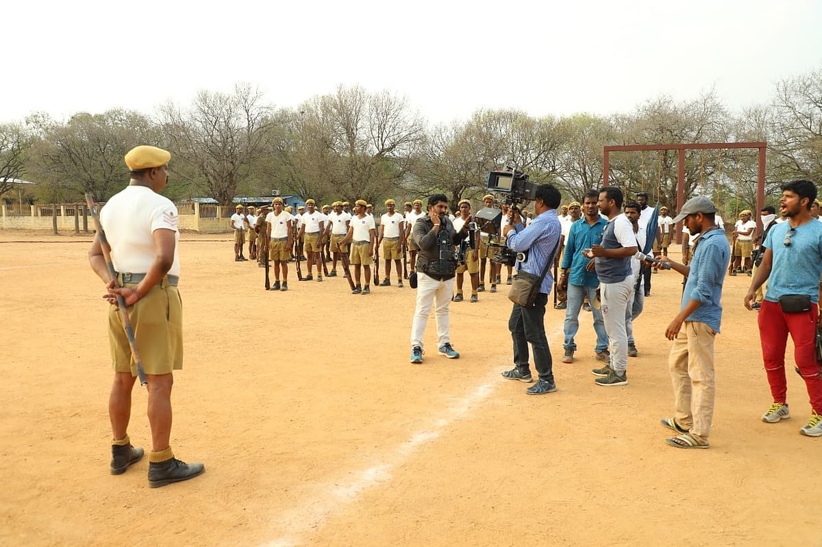 டாணாக்காரன் படப்பிடிப்பில்