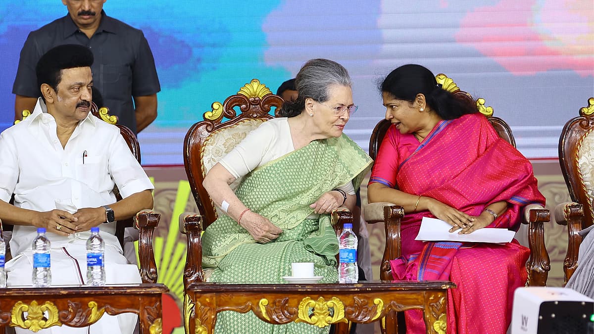 ஸ்டாலின், சோனியா காந்தி, கனிமொழி | திமுக - காங்கிரஸ்