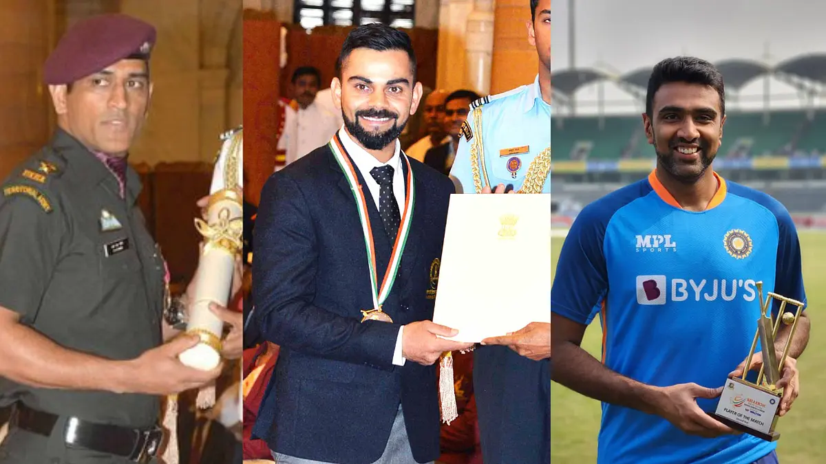 Dhoni to Ashwin: Cricketers got Padma Shri Awards