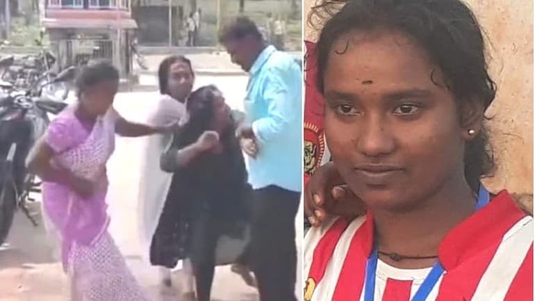 பூஜா தாக்கப்பட்ட காட்சி