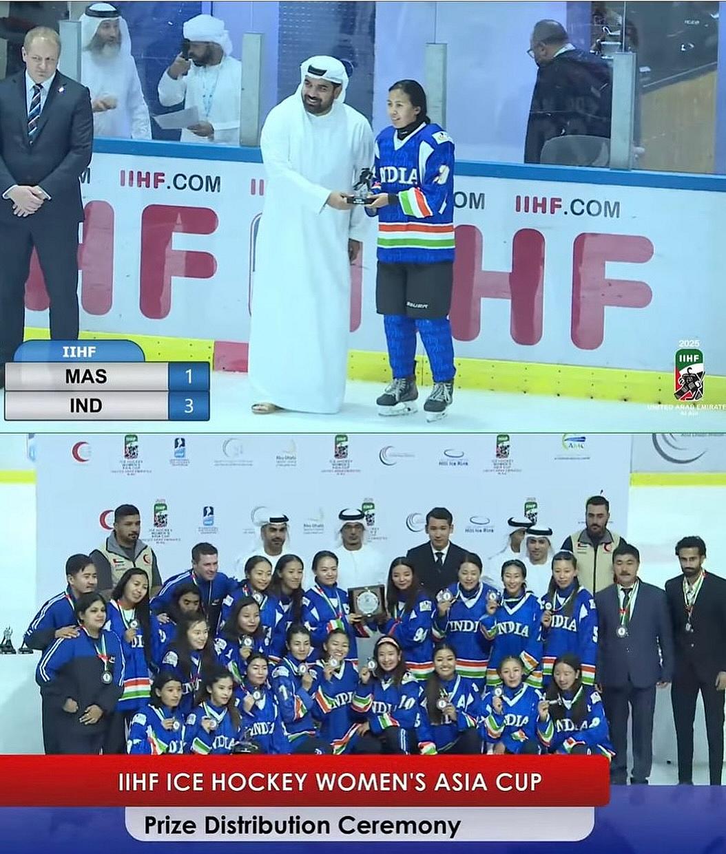 Geetha Ice Inida ice hockey; india women; IIHF; ஐஸ் ஹாக்கி வரலாற்றில் முதல்முறையாக ...