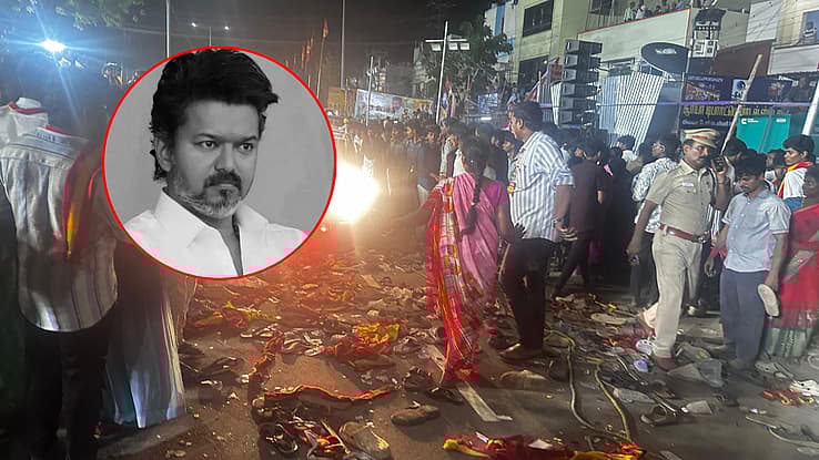 கரூர் சோகம் - விஜய்
