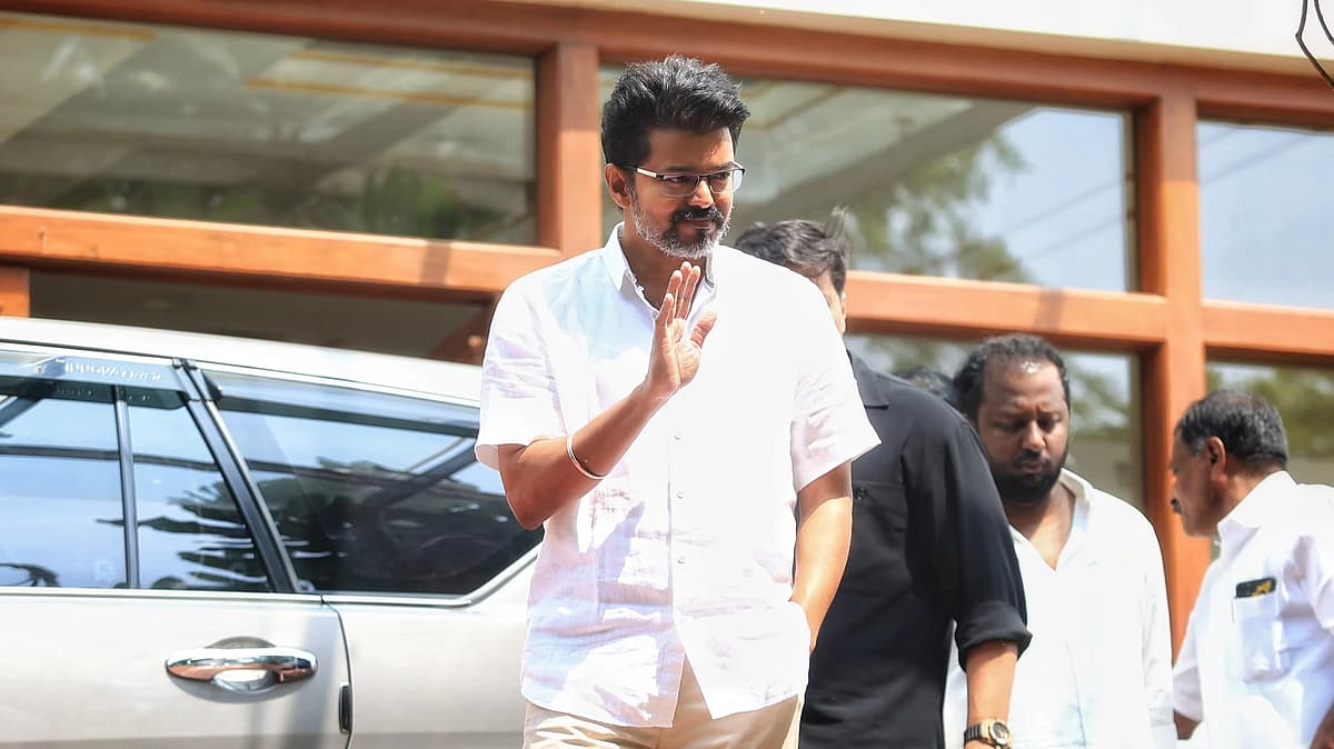 தவெக தலைவர் விஜய்