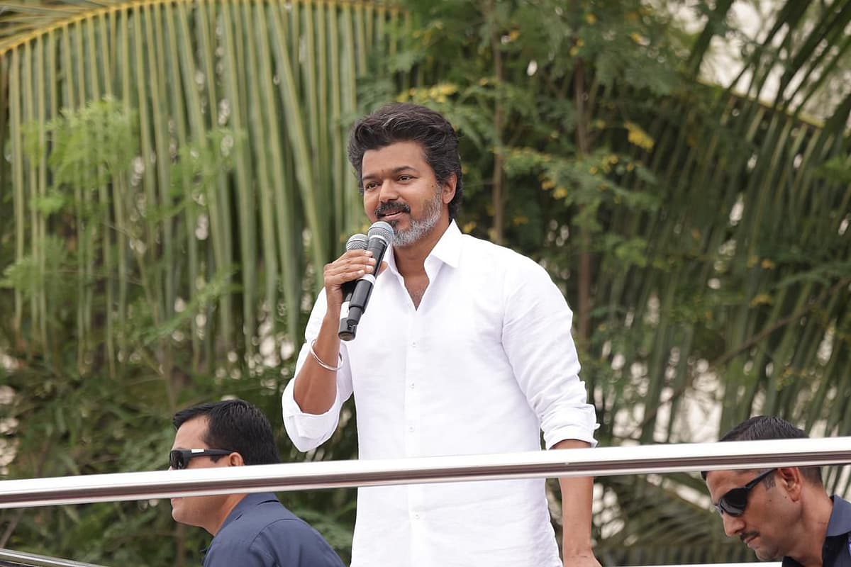 தவெக தலைவர் விஜய்