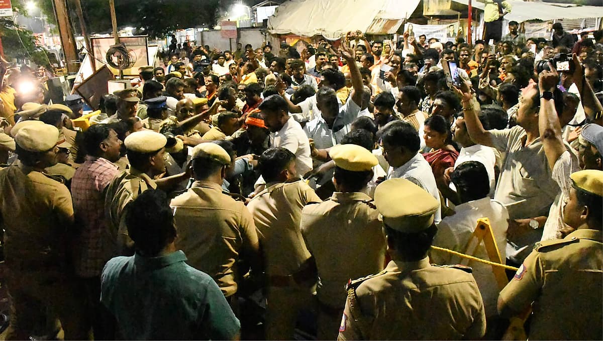 திருப்பரங்குன்றத்தில் பிரச்சனை ஏற்பட்டபோது