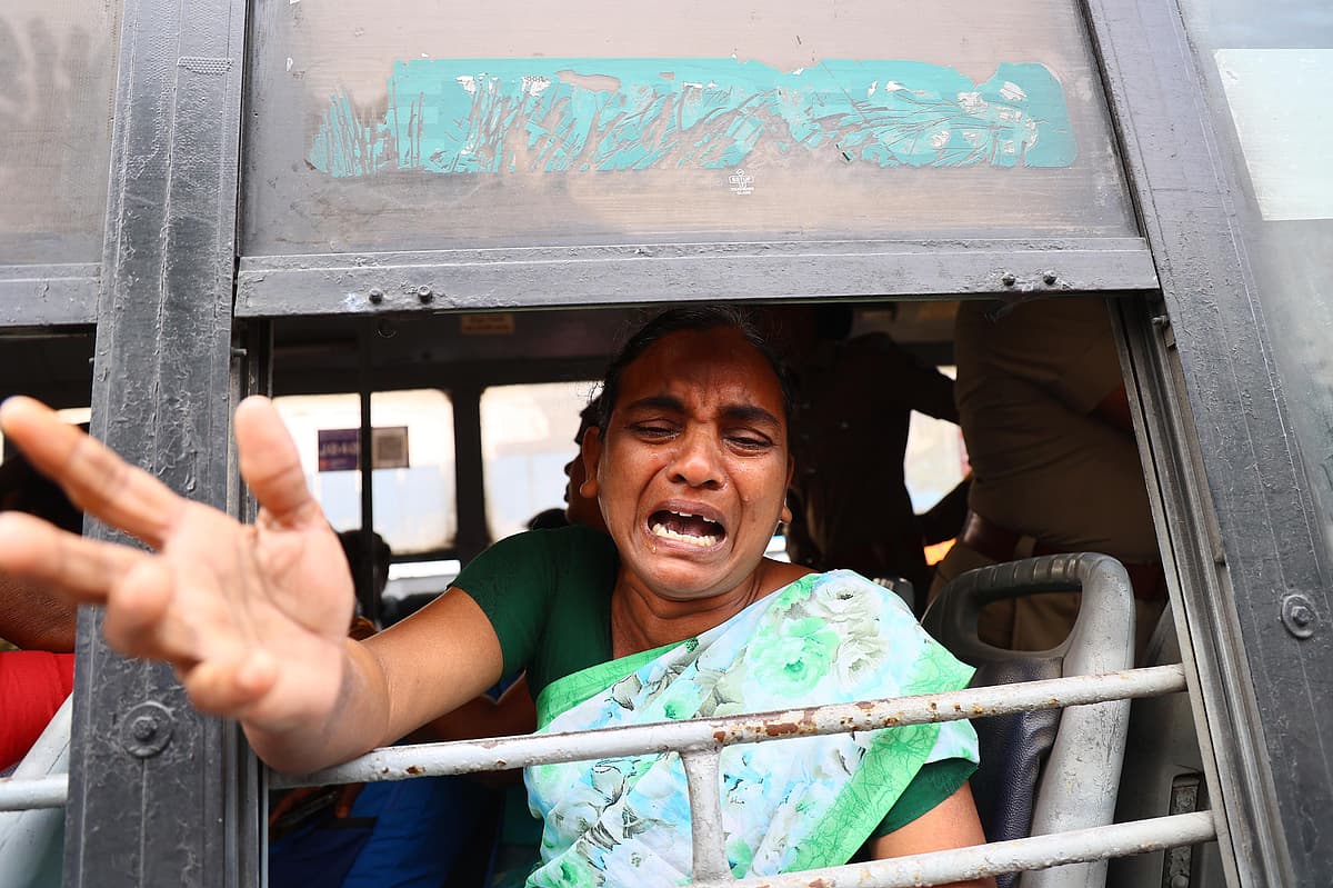 தூய்மைப் பணியாளர்கள் போராட்டம்