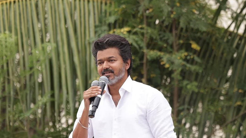 தவெக தலைவர் விஜய்