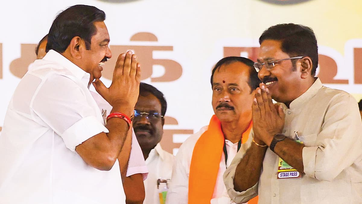 எடப்பாடி பழனிசாமி, தினகரன்