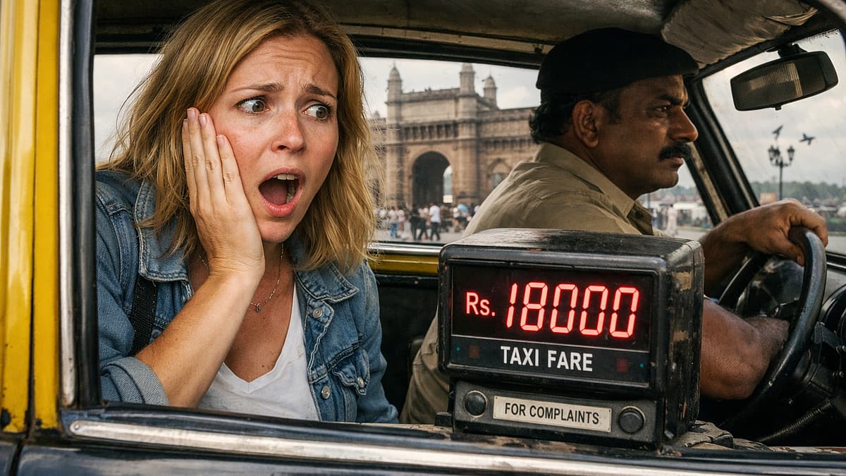 ஏமாற்றிய மும்பை டாக்சி டிரைவர்