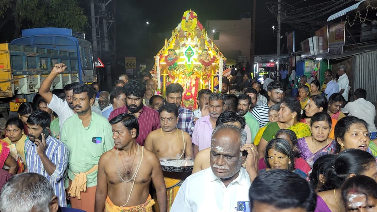 தாடிக்கொம்பு பழனி ஆண்டவர் கோவில்; தைப்பூசத் தேரோட்டம்