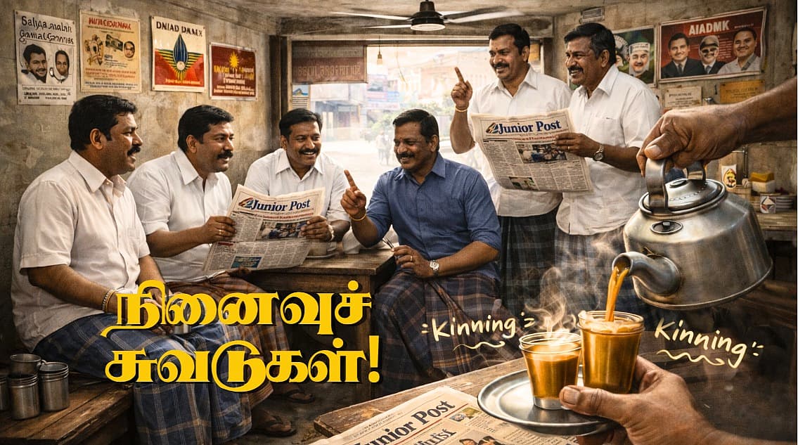 அரசியலை வளர்த்த டீ கடைகளும் கட்சிப் பத்திரிகைகளும்!