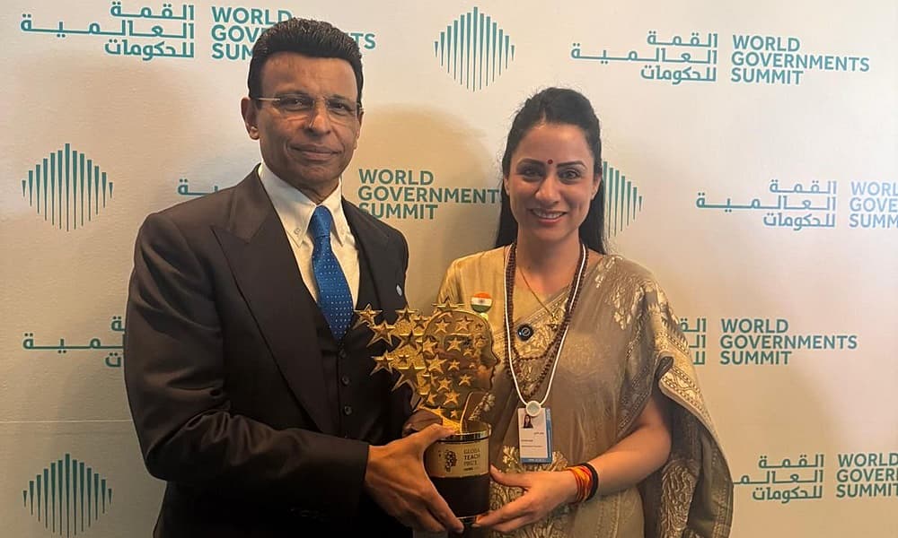 'உலகின் சிறந்த ஆசிரியர் பரிசு' வென்ற ரூபிள் நாகி
