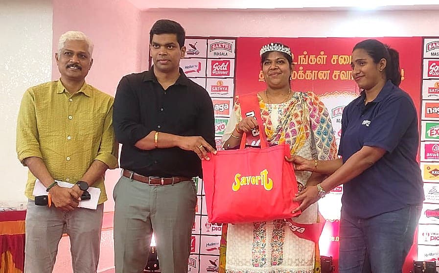 `நாகா சுவை சாம்ப்' வெற்றியாளர் பிரேமா இனியன்