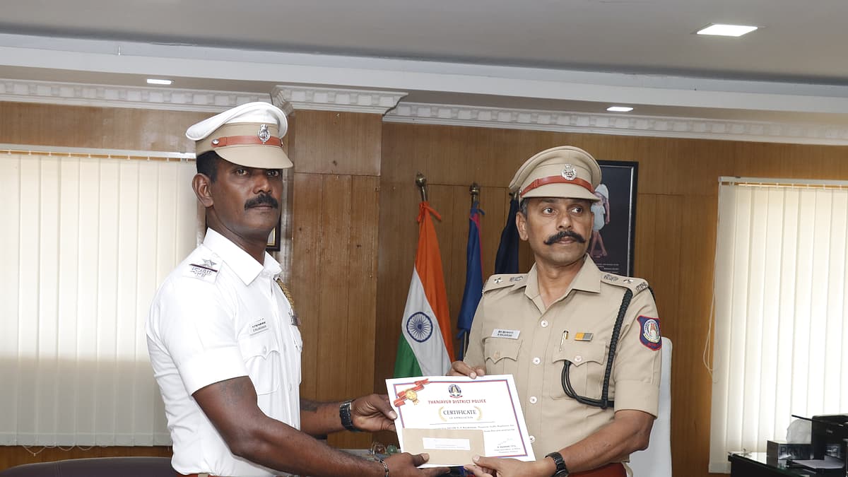 பாம்பு கடித்த சிறுமியை காப்பாற்றிய எஸ்.ஐ ராஜகண்ணன்