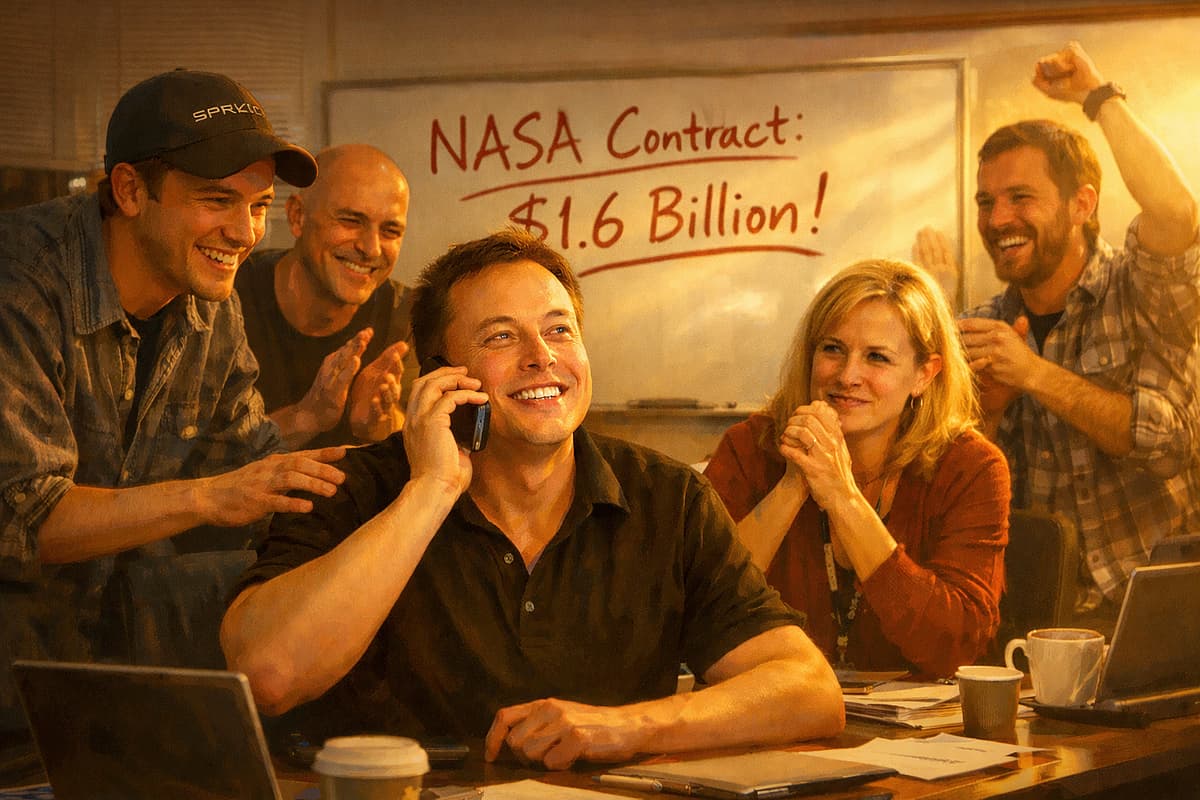 Elon Musk gets NASA Contract