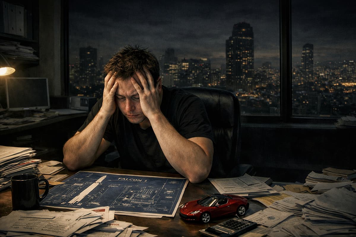 அன்று 2,000 கோடி கடன், பாக்கெட் காலி; ஆனால் இன்று..! - எலான் மஸ்க்கின் வாழ்க்கைப் பாடம்