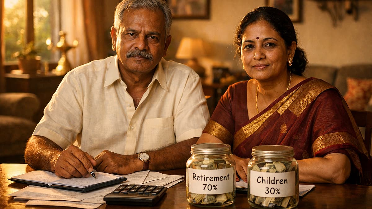 Elderly Couple planning retirement