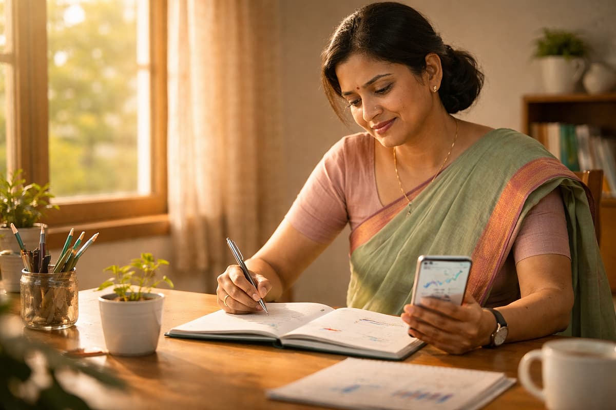 Woman starts investing