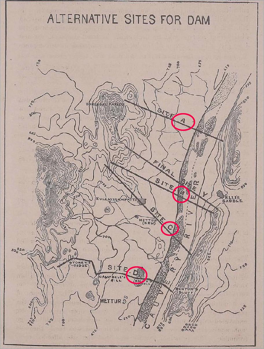 மேட்டூர் அணையின் இடத்தேர்வு... A,B,C நிராகரிக்கப்பட்டு தேர்வான `D' சாம்பள்ளி | அணை ஓசை 06