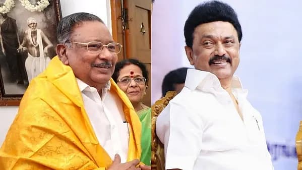 கருணாநிதியின் மருமகன் அமிர்தத்துடன் முதல்வர் மு.க.ஸ்டாலின்