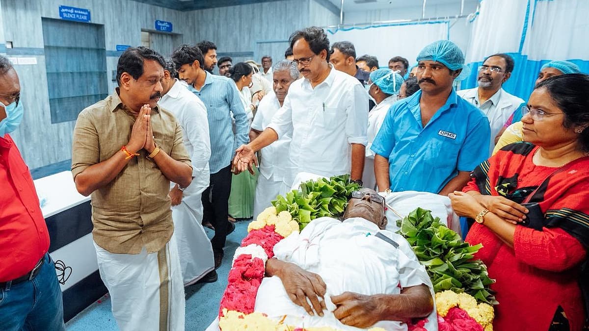 நயினார் நாகேந்திரன் நேரில் அஞ்சலி