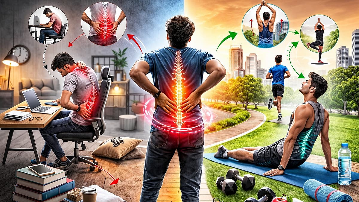 இளைஞர்களுக்கு முதுகு வலி - தீர்வு என்ன?