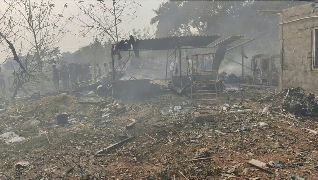 ஆந்திரா - பட்டாசு விபத்து