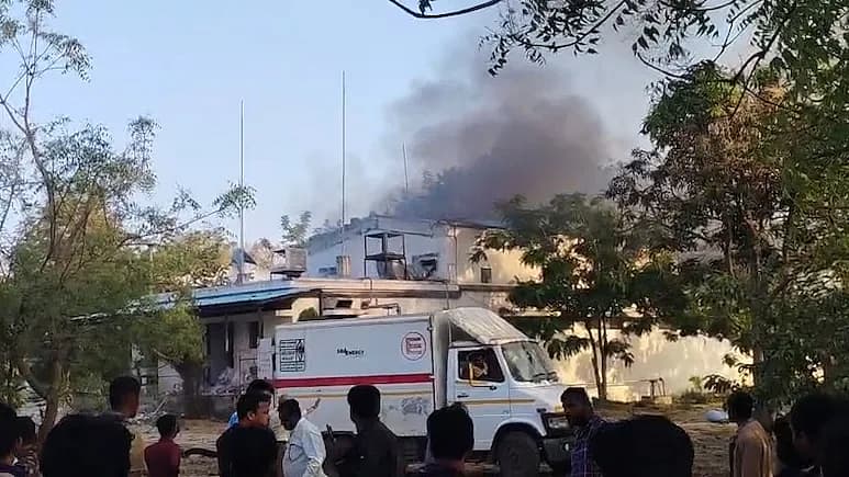 வெடிவிபத்து ஏற்பட்ட தொழிற்சாலை