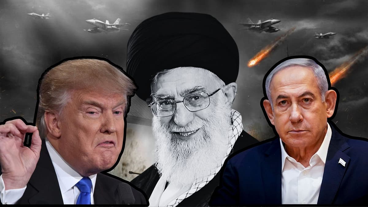 ட்ரம்ப் - அயதுல்லா அலி கமேனி - நெதன்யாகு