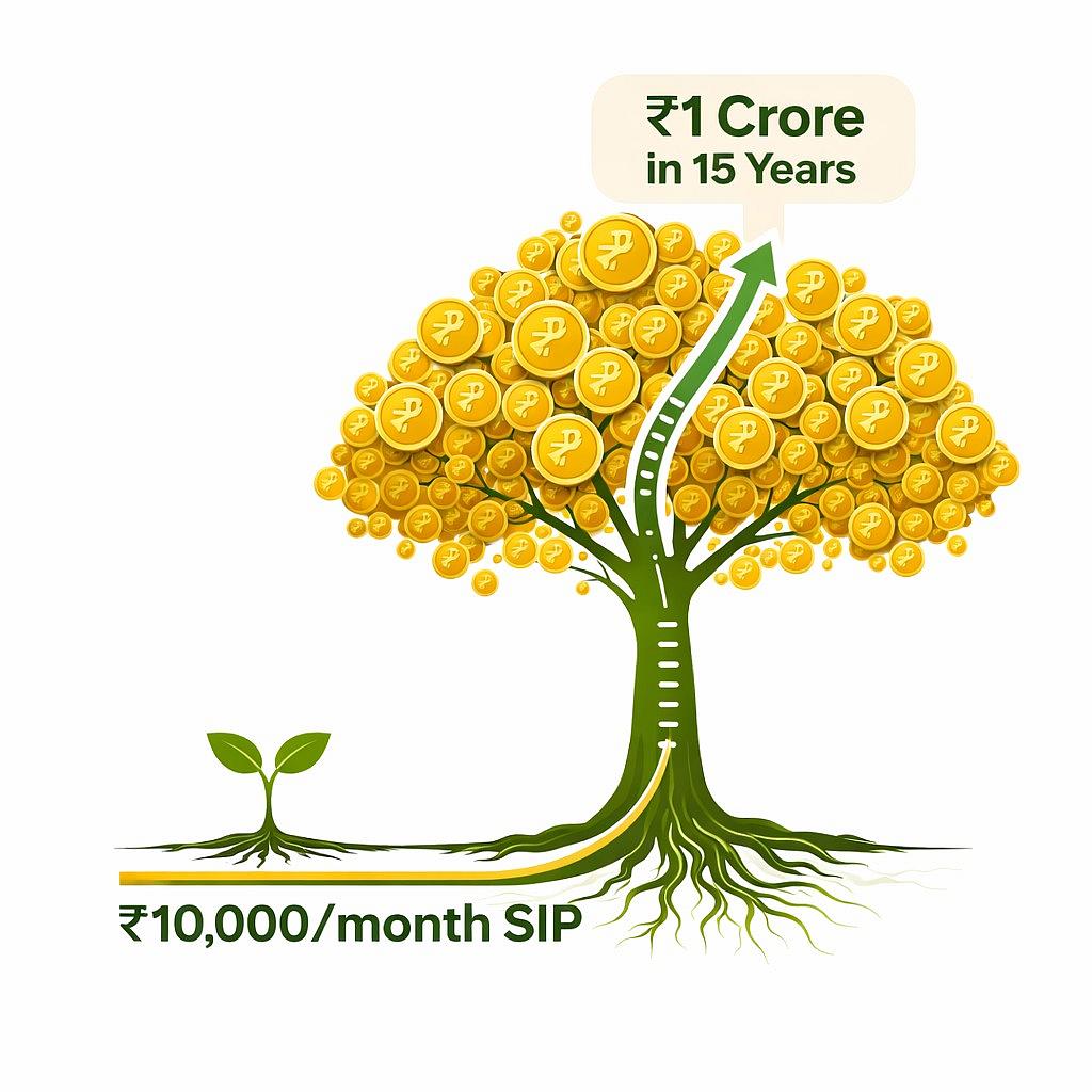 SIP to achieve ₹ 1 Crore