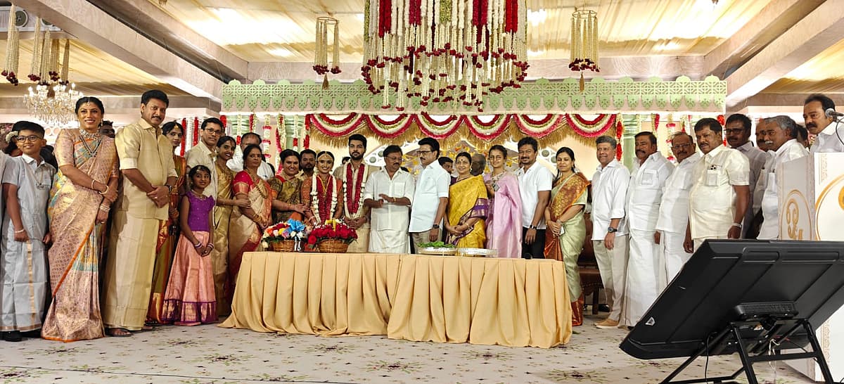 அன்பில் மகேஸ் இல்ல விழாவில் ஸ்டாலின்