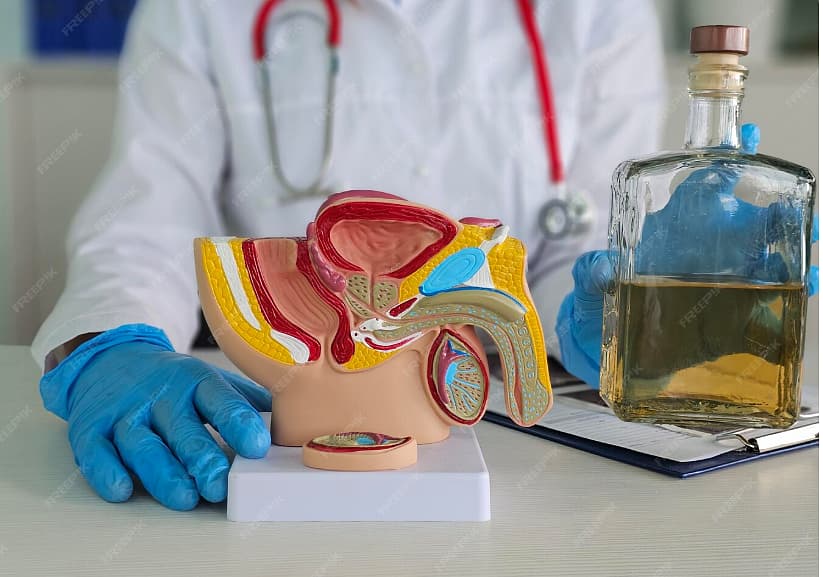 ஆணுக்கு விந்துப்பையில் புற்றுநோய் (Testicular cancer) பாதிக்கப்பட்டிருந்தால், இந்த ஹார்மோன் சுரக்கலாம்.