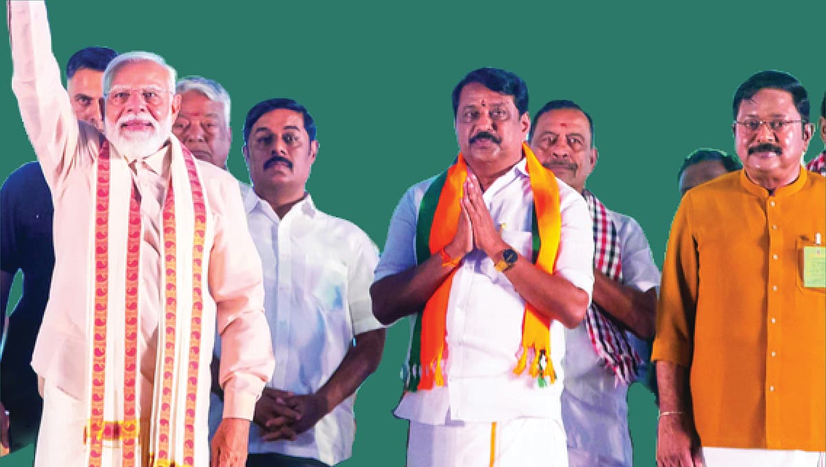 மோடி, நயினார் நாகேந்திரன், டி.டி.வி.தினகரன்