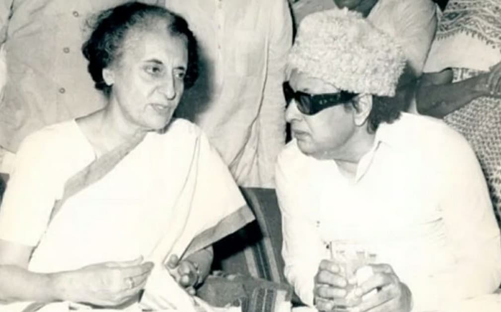 எம்.ஜி.ஆர் இந்திரா காந்தி