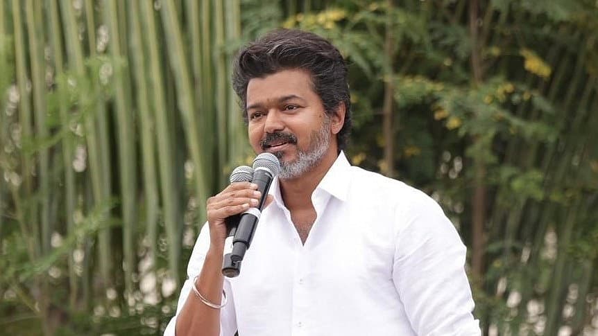 தவெக தலைவர் விஜய்