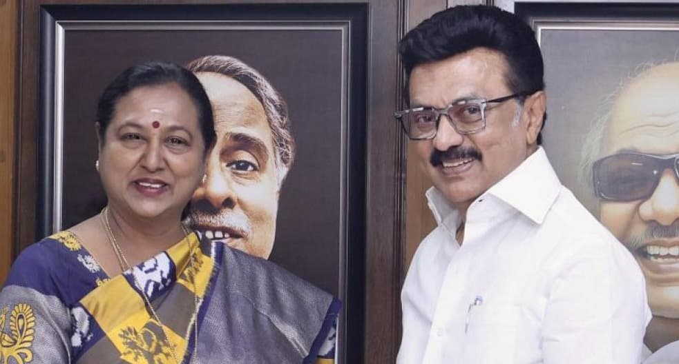 பிரேமலதா விஜயகாந்த் - ஸ்டாலின்