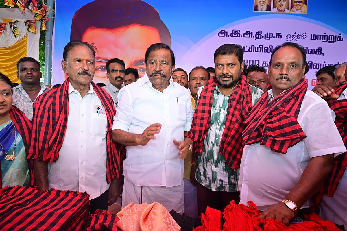 kathiravan with kn neru