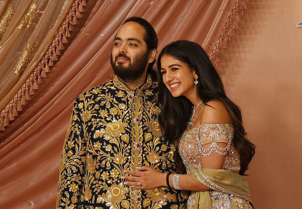 anand ambani with wife
