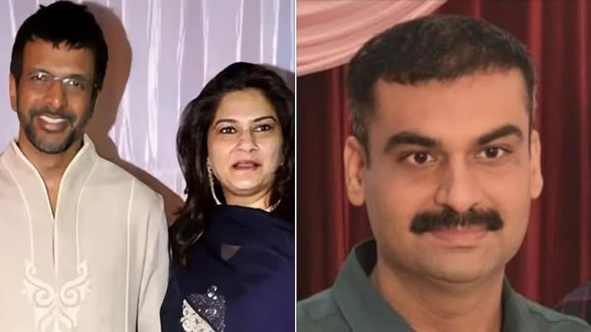 நடிகர் ஜாவேத், மனைவி ஹபிதா, மகேஷ் பாட்டீல்