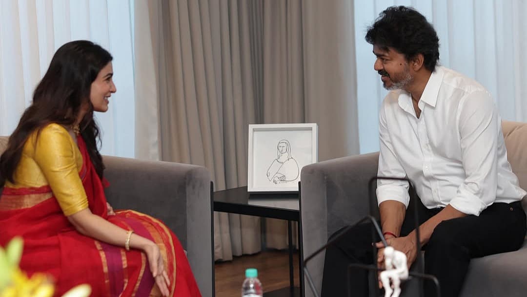 முதல்வர் விஜய் - நடிகை சமந்தா