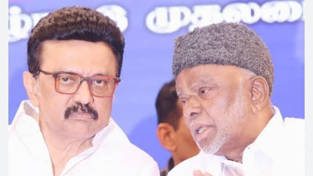 திமுக ஸ்டாலின் - இ.யூ.மு.லீக் - காதர் மொய்தீன்