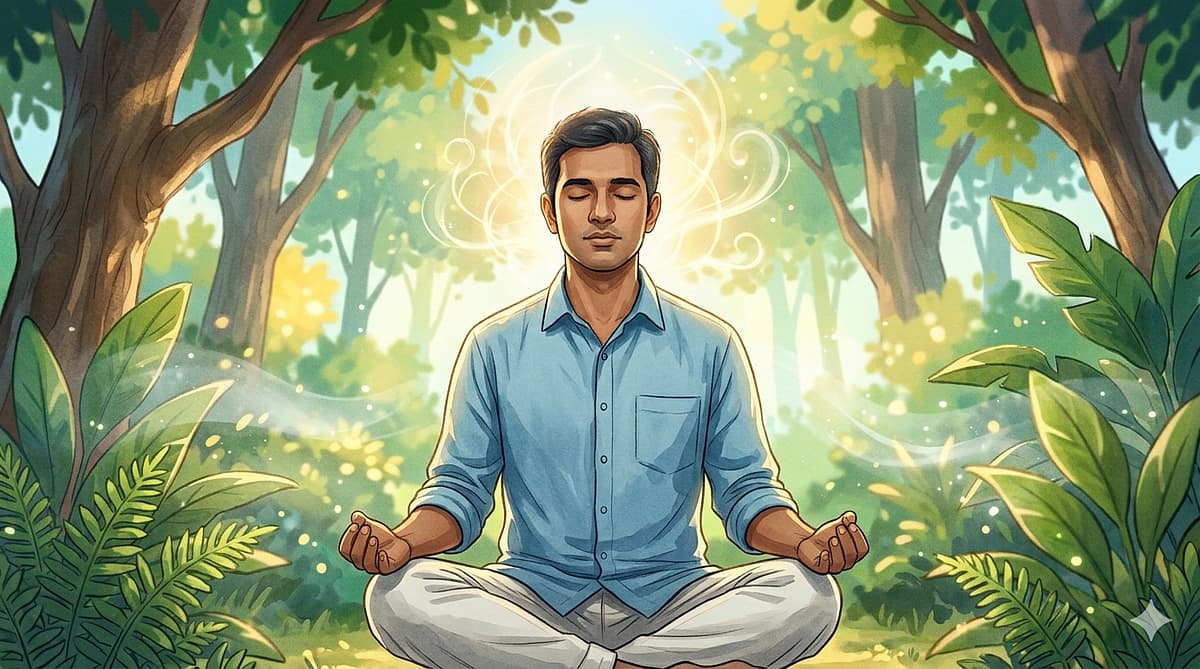 6 விநாடிகள் மூச்சை மிகவும் மெதுவாக உள்ளே இழுக்க வேண்டும். இழுத்த மூச்சை 4 விநாடிகள் அப்படியே உள்ளே நிறுத்தி வைக்க வேண்டும். 8 விநாடிகளுக்கு மூச்சை மெதுவாக வெளியே விட வேண்டும்.