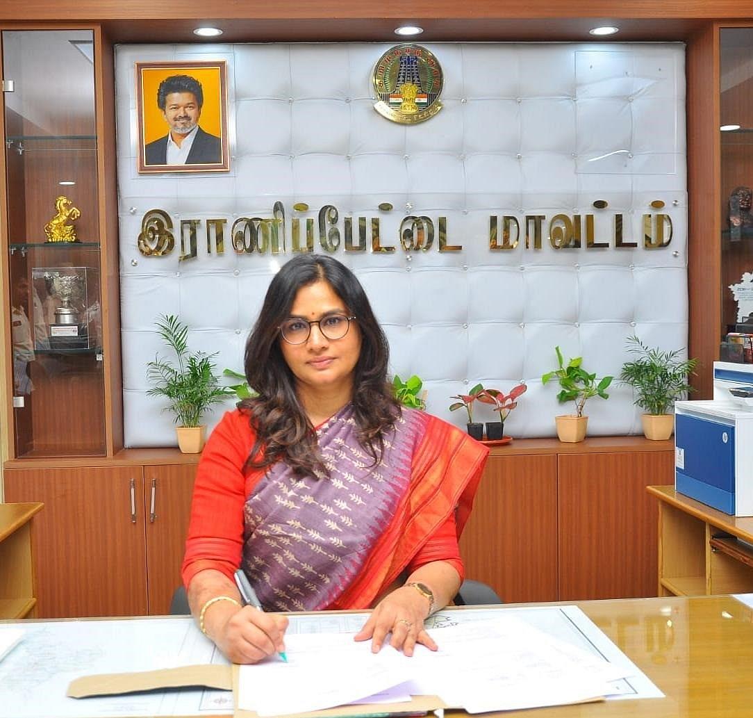 ராணிப்பேட்டை மாவட்ட ஆட்சியர் ப்ரியா ரவிச்சந்திரன்