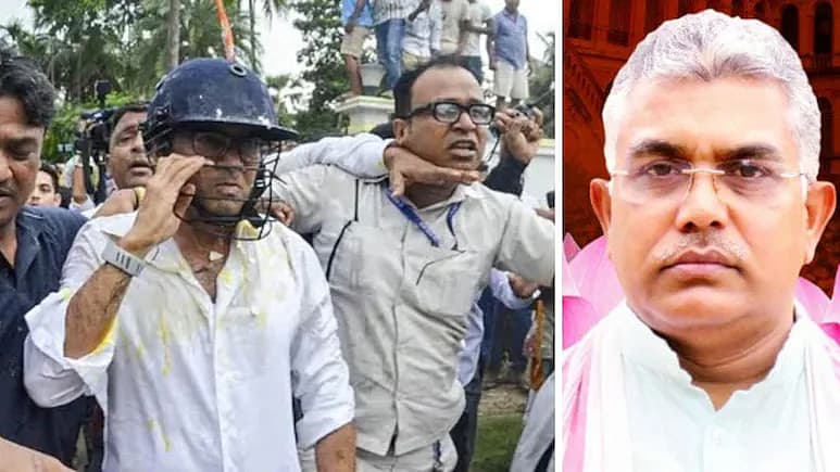 தாக்குதலுக்கு உள்ளான அபிஷேக் பானர்ஜி