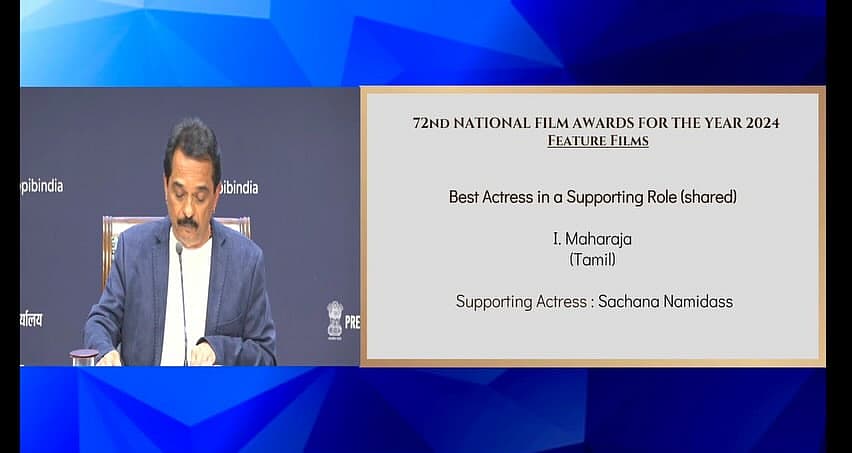 Sachana Namidass - 72nd National Award