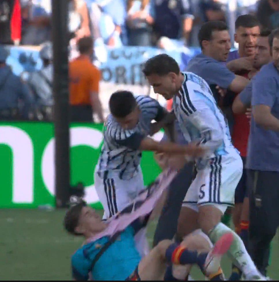 Fight after WorldCup Final