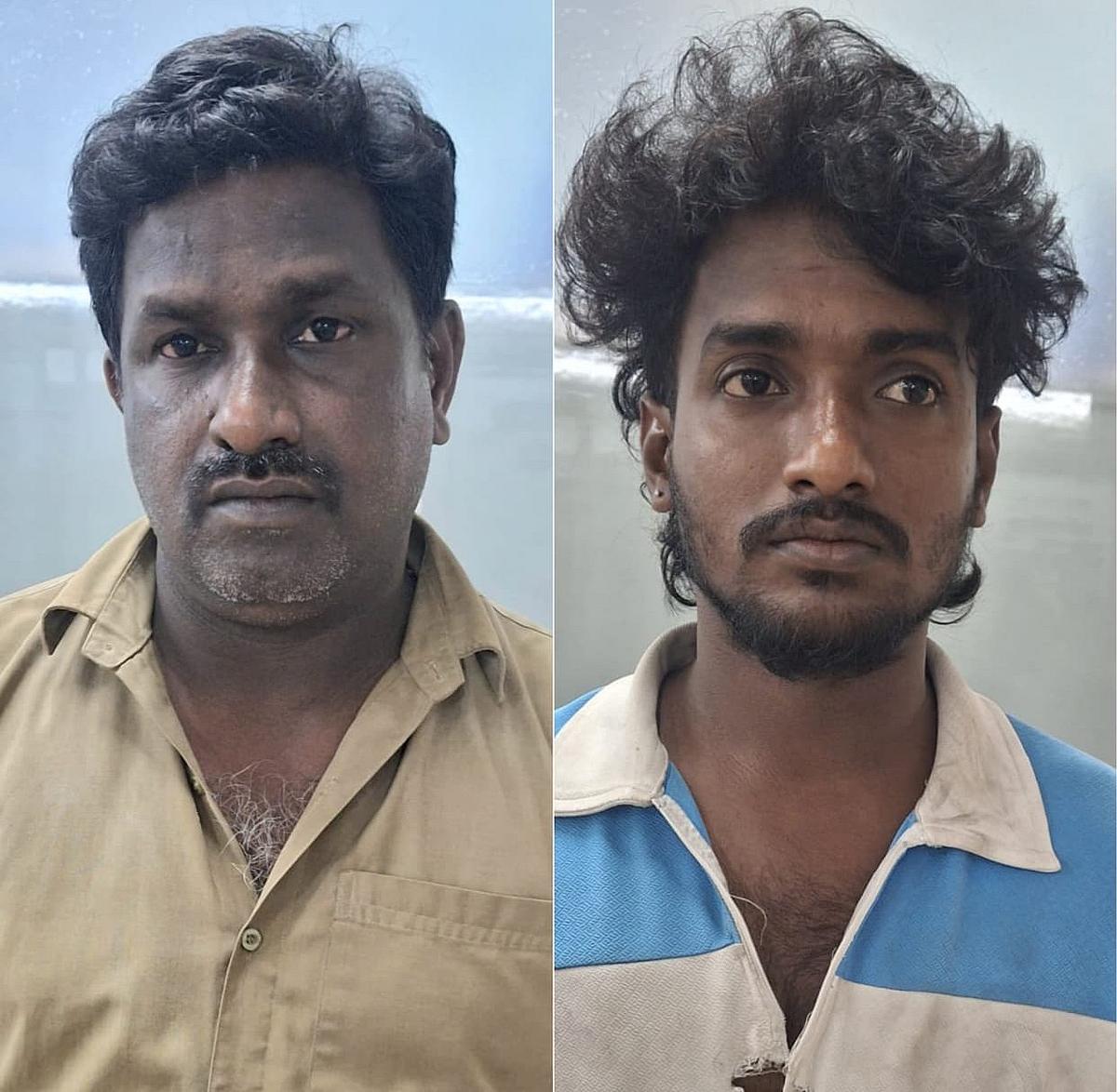 கைது செய்யப்பட்ட தந்தை - மகன்