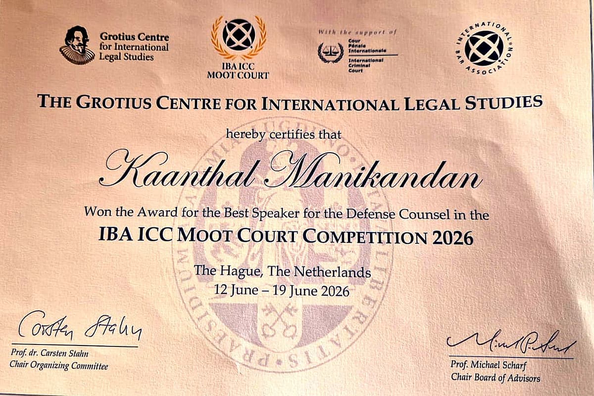 kandhal's best speaker award